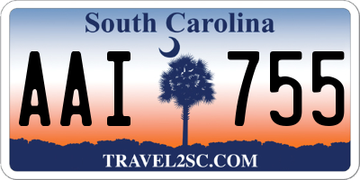 SC license plate AAI755