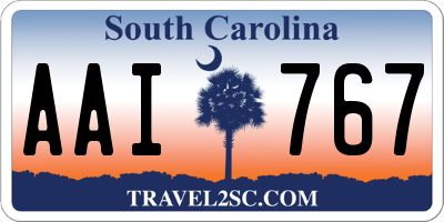 SC license plate AAI767