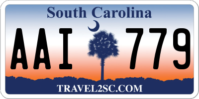 SC license plate AAI779