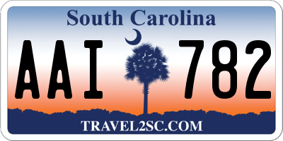 SC license plate AAI782