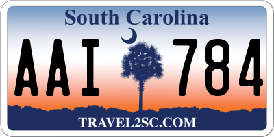 SC license plate AAI784