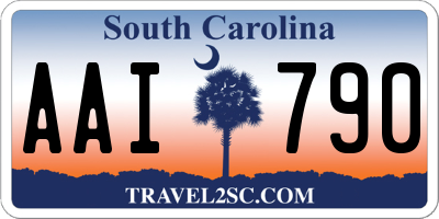 SC license plate AAI790