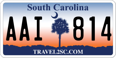 SC license plate AAI814