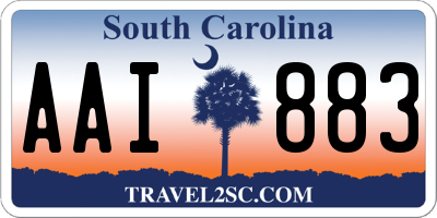 SC license plate AAI883