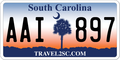 SC license plate AAI897