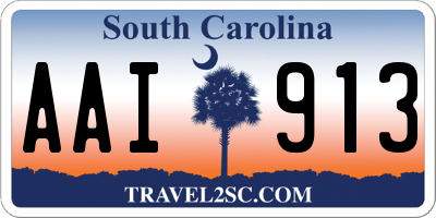 SC license plate AAI913