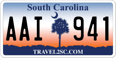 SC license plate AAI941