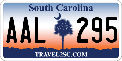 SC license plate AAL295