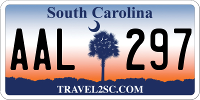 SC license plate AAL297