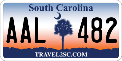 SC license plate AAL482