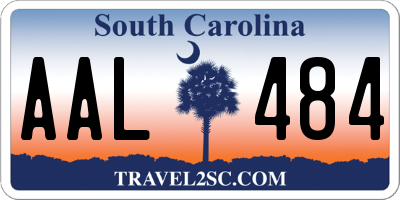 SC license plate AAL484