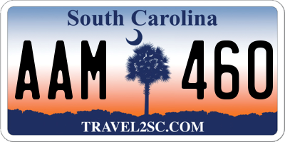 SC license plate AAM460