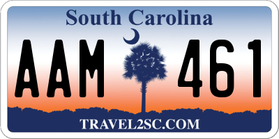 SC license plate AAM461