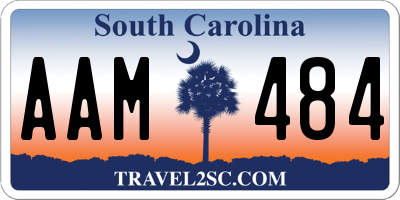 SC license plate AAM484