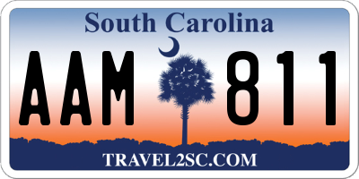 SC license plate AAM811