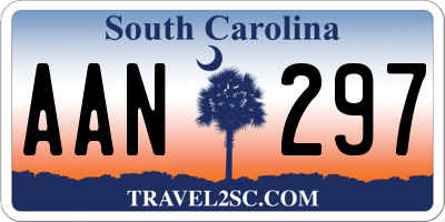 SC license plate AAN297