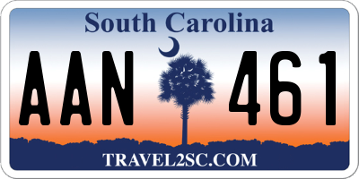 SC license plate AAN461