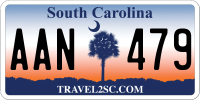 SC license plate AAN479