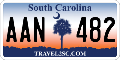 SC license plate AAN482