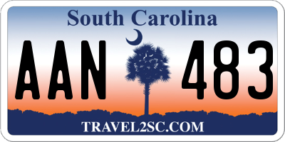 SC license plate AAN483