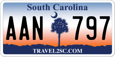 SC license plate AAN797