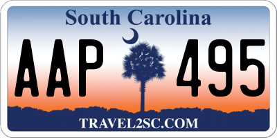 SC license plate AAP495