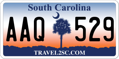 SC license plate AAQ529