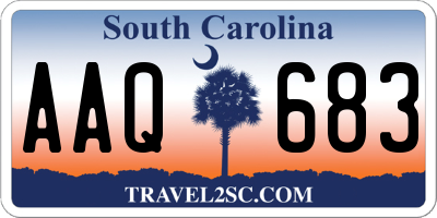 SC license plate AAQ683