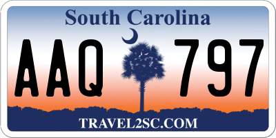 SC license plate AAQ797