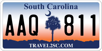 SC license plate AAQ811