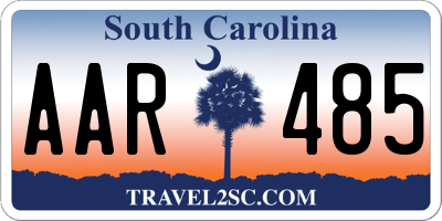 SC license plate AAR485