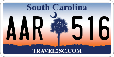 SC license plate AAR516