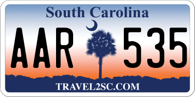 SC license plate AAR535