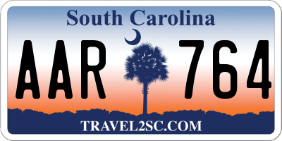 SC license plate AAR764