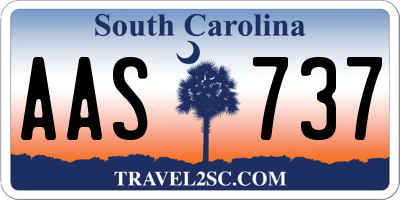 SC license plate AAS737
