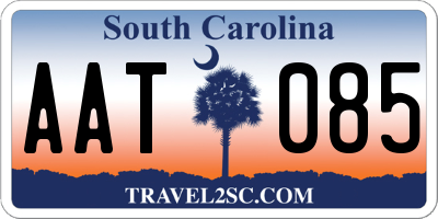 SC license plate AAT085