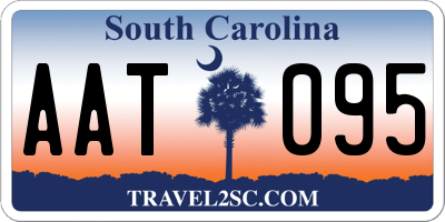 SC license plate AAT095