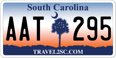 SC license plate AAT295