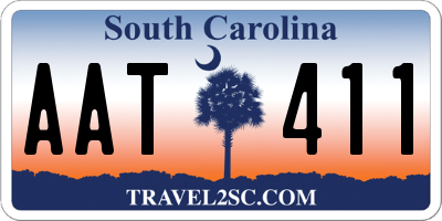 SC license plate AAT411