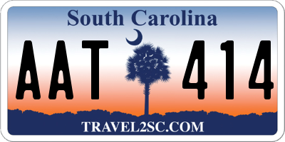 SC license plate AAT414