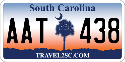 SC license plate AAT438