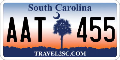 SC license plate AAT455