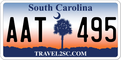 SC license plate AAT495