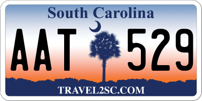 SC license plate AAT529