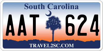 SC license plate AAT624