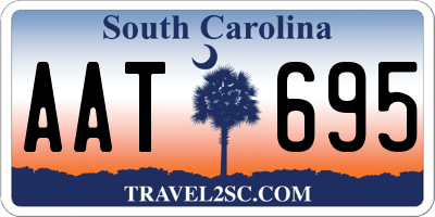 SC license plate AAT695