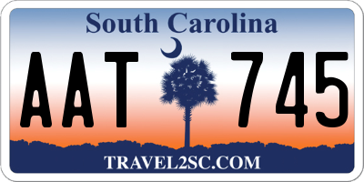 SC license plate AAT745