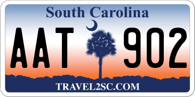 SC license plate AAT902