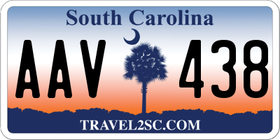 SC license plate AAV438