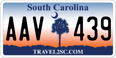 SC license plate AAV439